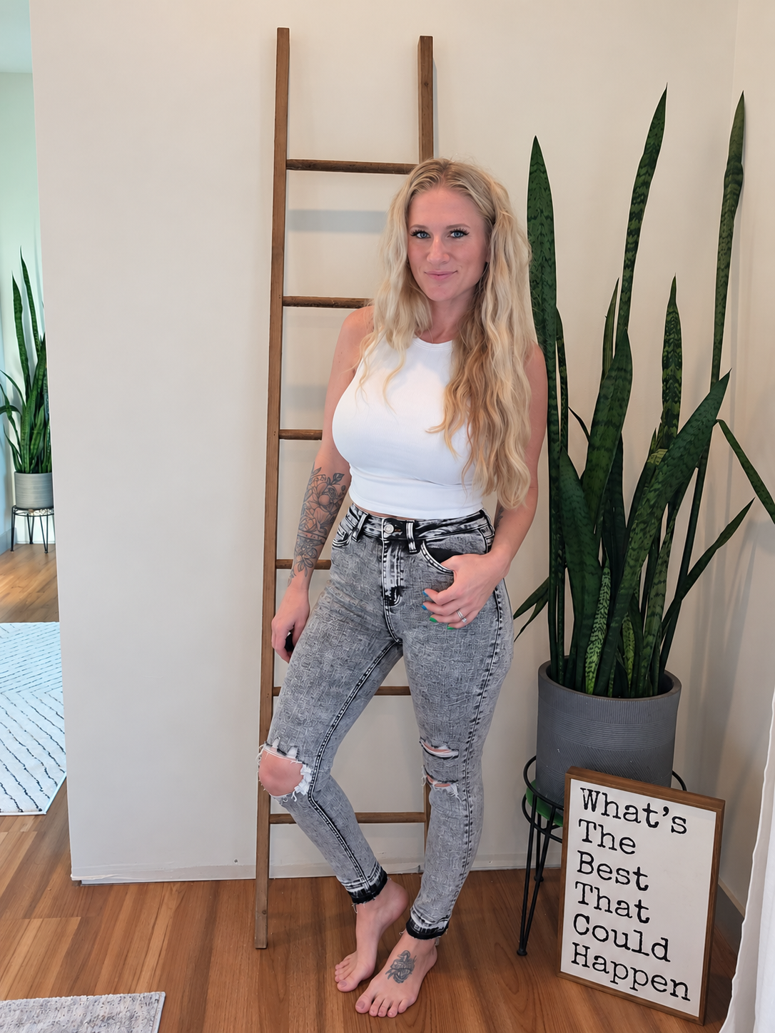 Vervet Acid Wash Stretch Jeans | Women’s Denim