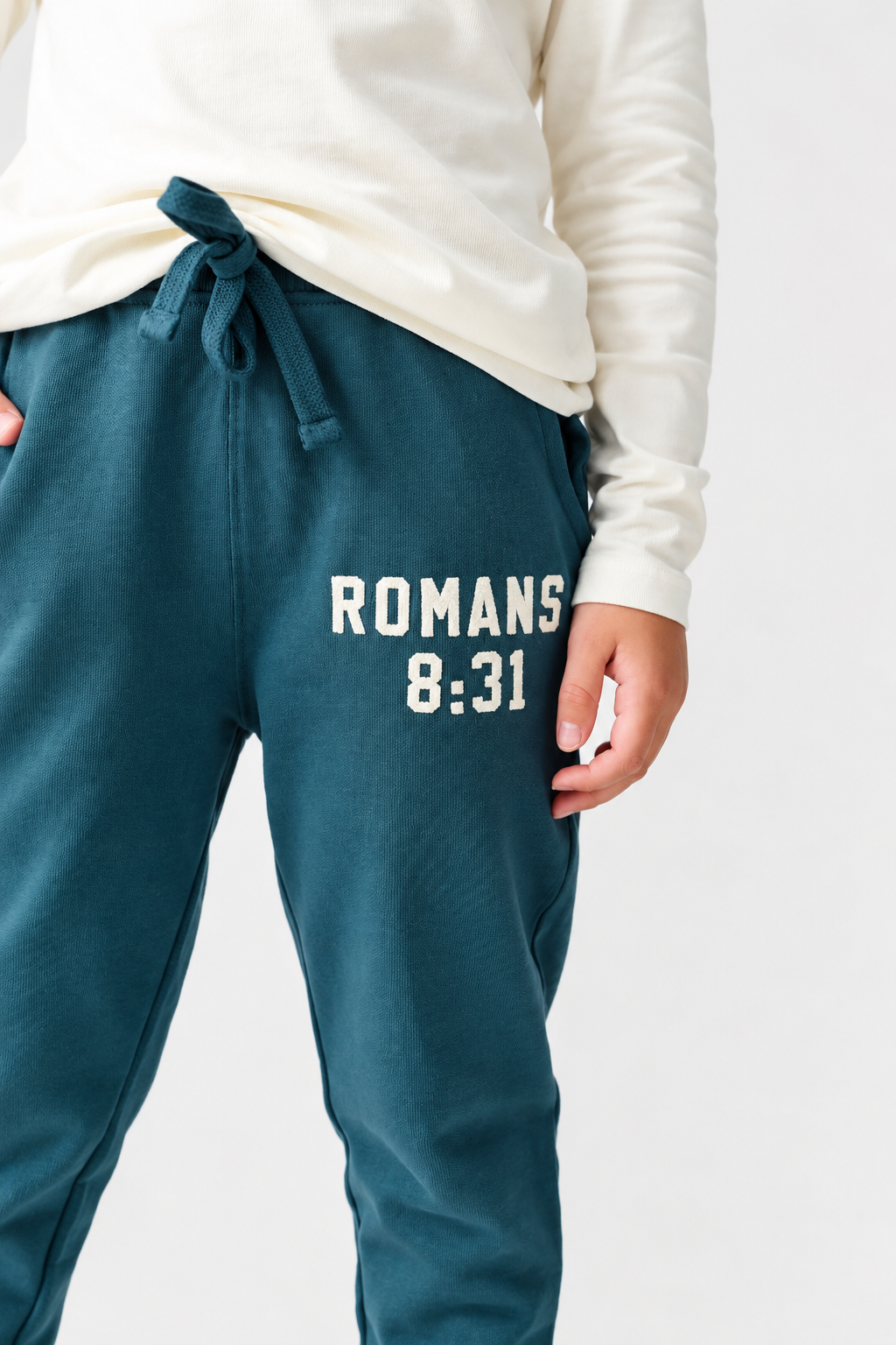 God's Got My Back | Romans 8:31 Kids Fleece Joggers