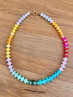 Colorful Beaded Necklace | Statement Jewelry