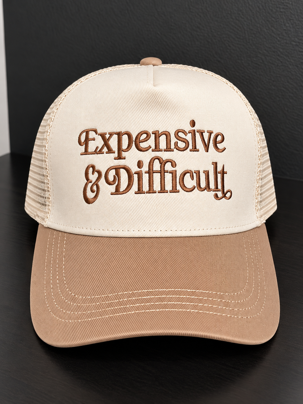 Expensive & Difficult | Two-Tone Trucker Hat